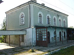 Den gamle stasjonsbygningen i i Lespezi
