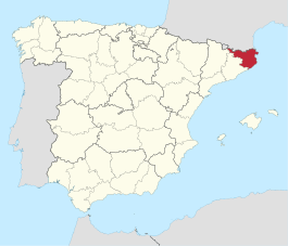 Province of Girona within Spain