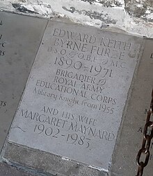 Grave of Brigadier Furze at Windsor Castle