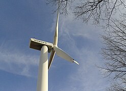 Windkraftanlage von Nordex auf der Halde Nierchen