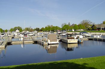 Ludington Michigan harbor