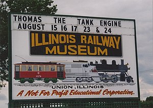 English: Illinois Railway Museum in Union, Ill...