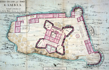 Isla James y Fuerte Gambia, 1755.