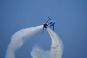 Japan air self defense force Kawasaki T-4 Blue Impulse RJST Tac Cross I.JPG