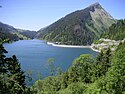 Lac de l'Hongrin i kantonen Vaud