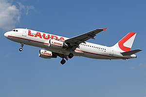 Airbus A320-214 der Lauda Europe, Sommer 2021