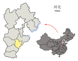 Kaart van Hengshui