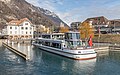 Schilthorn an der Schiffstation Interlaken West (Heckansicht)