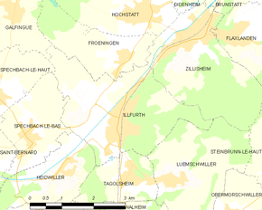 Poziția localității Illfurth