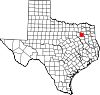 Localizacion de Van Zandt Texas