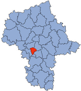 Localisation de Powiat de Pruszków