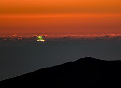 From the high altitude of Cerro Tololo Inter-American Observatory (CTIO) in Chile, two astrophotographers captured the elusive sunset phenomenon known as the green flash.