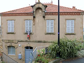 The town hall in Nonette