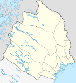 Alhamns läge i Norrbottens län
