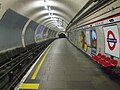 Eastbound Central line platform looking west before refurbishment