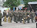 Slavnostní zahájení v Kolíně: vojenská hudba