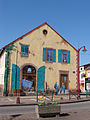 Fresque d'Éric Haven, place du Marché