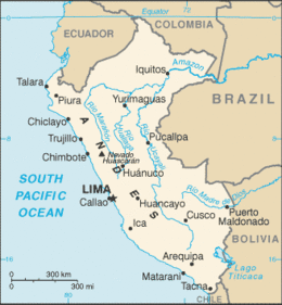 Perù - Mappa