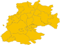 Mappa della provincia di Enna unico colore