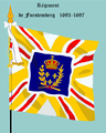 Ordonnanzfahne Régiment de Furstemberg 1693 bis 1697