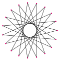 Правильный звездообразный многоугольник 19-8.svg
