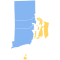 1836 United States Presidential Election in Rhode Island by County