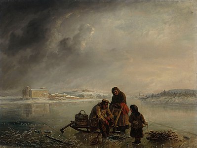 "דייג חורפי", 1872