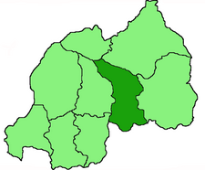 Arcidiecéze Kigali na mapě