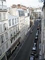 Vue de la rue depuis ses derniers numéros.