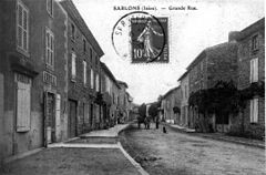 Sablons, Grande Rue en 1907