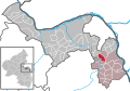 Localisation de Selzen dans la Verbandsgemeide et dans l'arrondissement