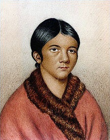 Нарисованный портрет женщины, предположительно Шанодитит