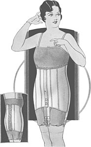 A corset from a 1933 catalogue.