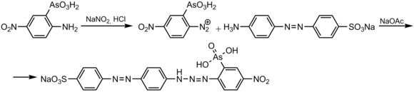 Схема синтеза сульфарсазена