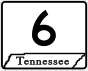 State Route 6 primary marker