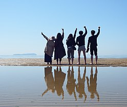 父母ヶ浜 西の風景