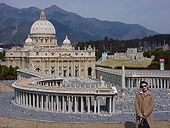 1:25 scale replica of St Peter's Basilica