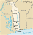 Togo kaart