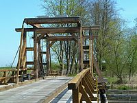 65. Platz: Chpagenkopf mit Brücke über die Trebel bei Nehringen