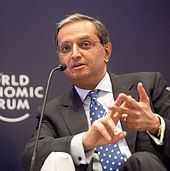 Vikram Pandit, former CEO of Citigroup Vikram Pandit in WEF, 2011.jpg