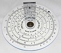 Vintage Concise Model 28 Circular Slide Rule, Made In Japan, Circa 1960s (16240893439).jpg