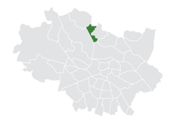 Location of Lipa Piotrowska within Wrocław