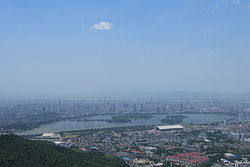 Pohled na jezero Süan-wu