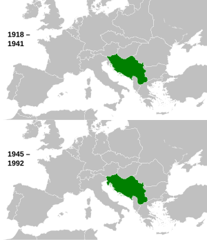 전간기와 냉전 동안의 유고슬라비아
