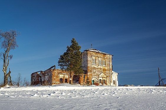 193. Церковь Василия Великого, Быстрокурье, Холмогорский район Автор — ITitov83