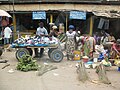 Auf einem Markt in Ghana, Juli 2009