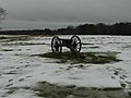 A cannon on Chancellorsville battlefield