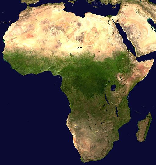Africa satellite plane