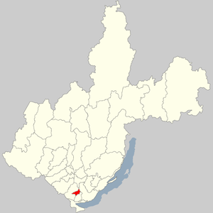 Ангарский район Ангарский городской округ на карте