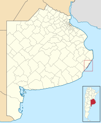 Partido di Villa Gesell – Mappa